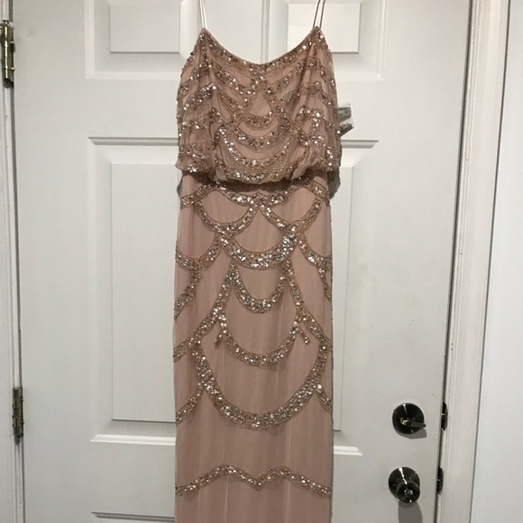 Aidan Mattox Dresses & Skirts - mattox-gown-sleeveless-beaded-blouson
